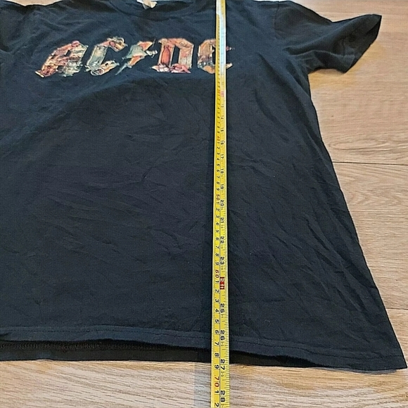 ACDC AC/DC T-Shirt In Rock We Trust Gildan Album Cover Collage Size Large - Picture 8 of 10